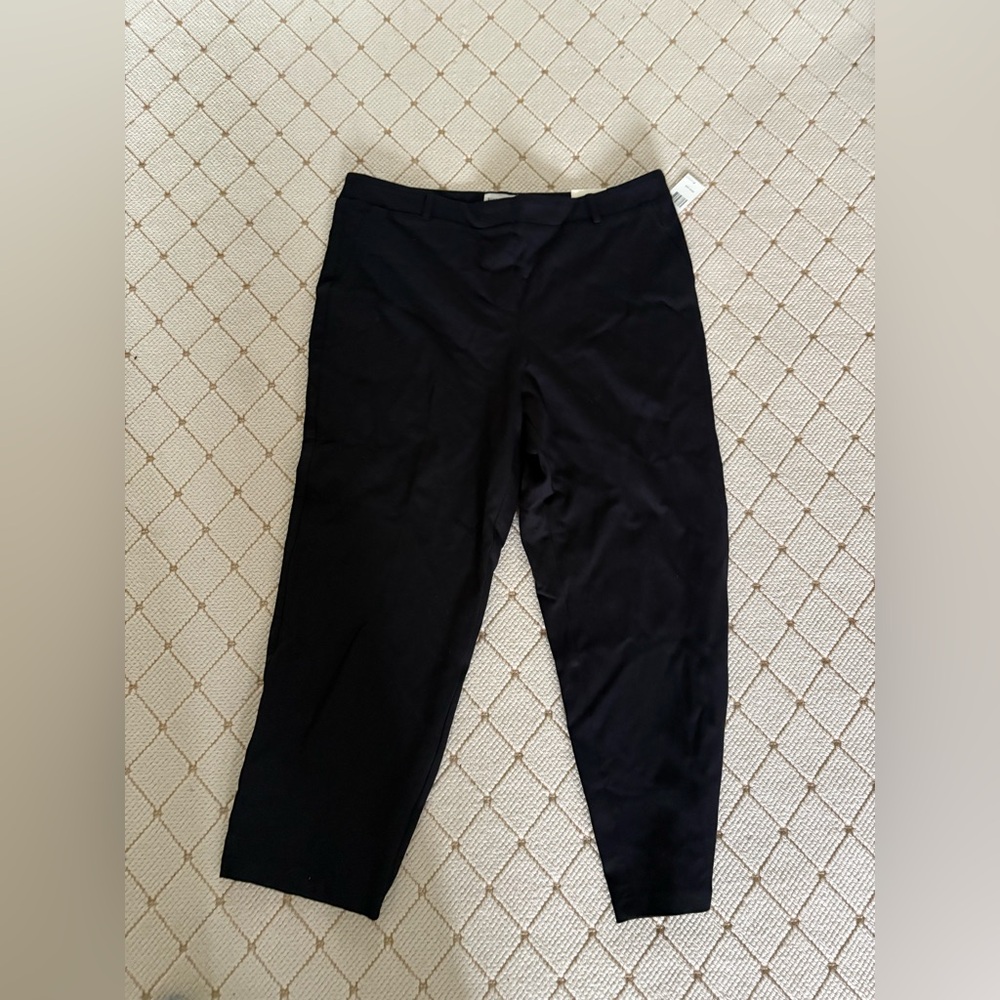 SOHO APPAREL Black Cropped Pants xl